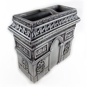 Paris Toothbrush Holder Arc de Triomphe Ceramic NEW Parisian French Country